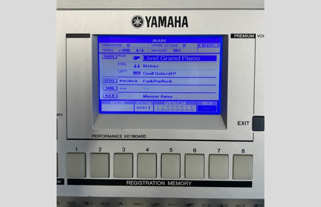 Yamaha PSR-S500 Keyboard, Used (SN:GBRBMX01562) - Image 6